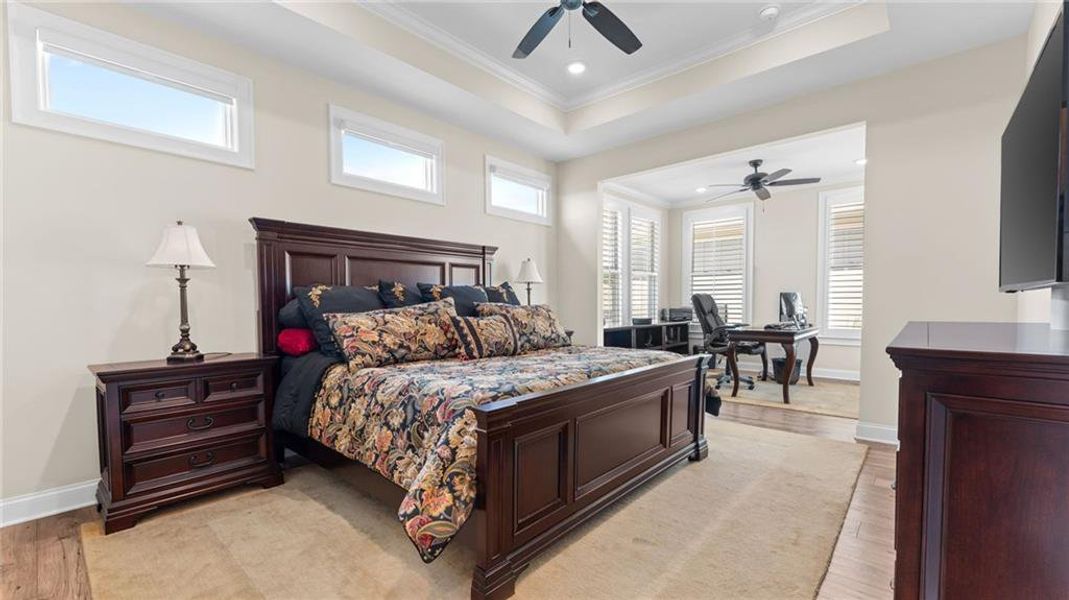 Furnished interior view inside a new home in The Courtyards at Bailey Farms, Dacula (Image 11).