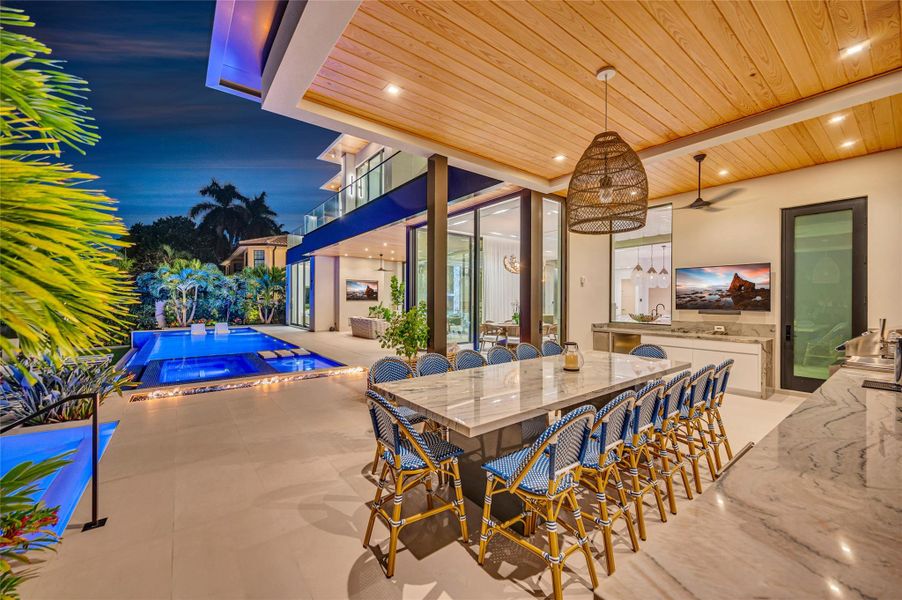 Exterior details and patio area of a home in , Fort Lauderdale (Image 4). Exterior details and patio area of a home in , Fort Lauderdale (Image 4).