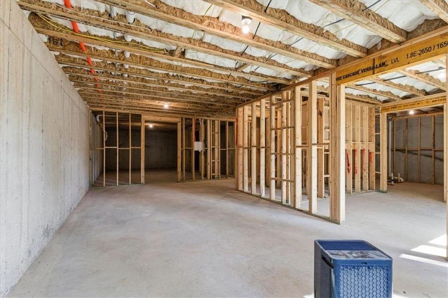 In-progress construction of a new home in The Estates at Hurricane Pointe, Douglasville, GA (Image 51).