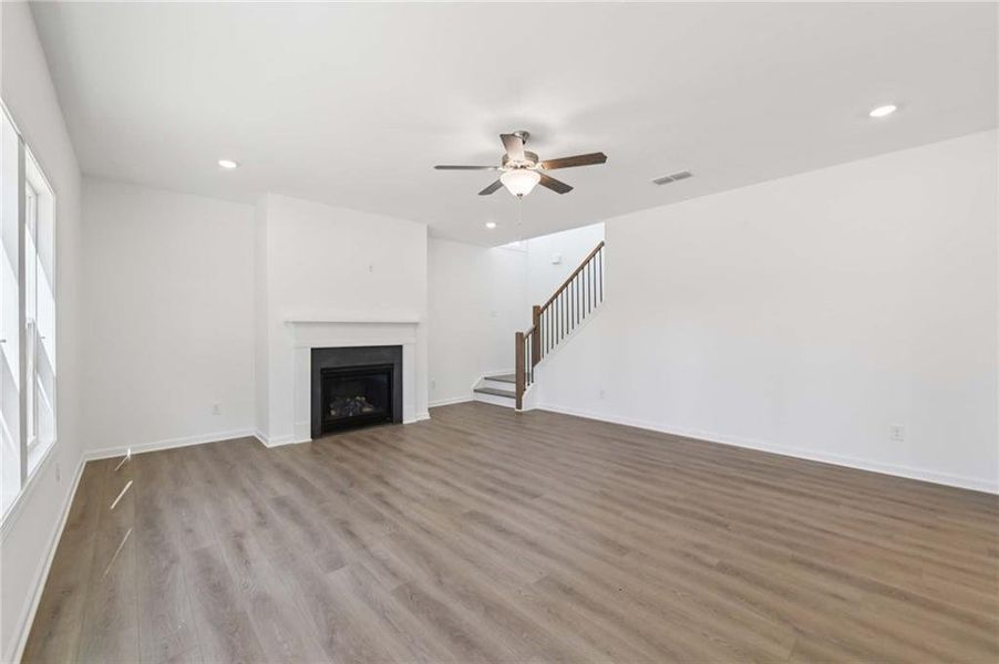 Spacious, unfurnished interior of a new home in The Estates at Casteel, Bethlehem (Image 18).
