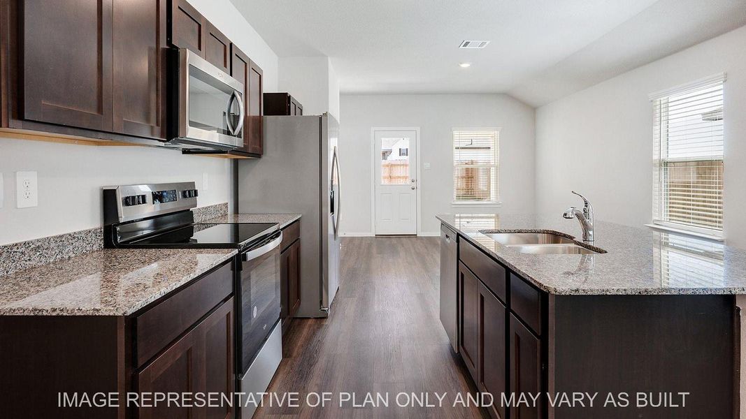 Furnished interior view inside a new home in Midtown Reserve, College Station (Image 3).