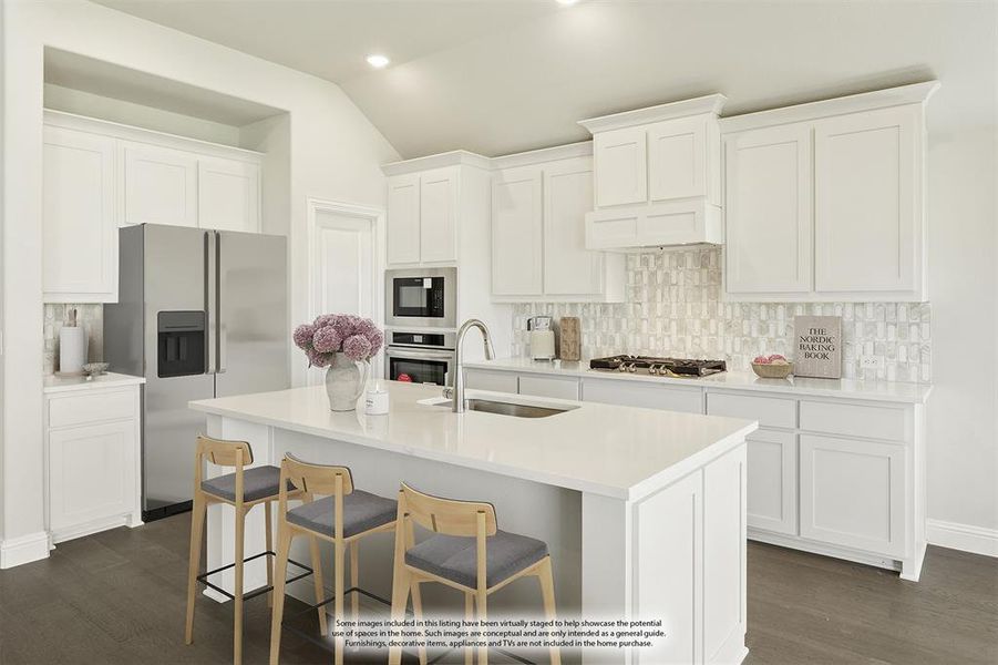 Furnished interior view inside a new home in Painted Tree Woodland District 50, McKinney (Image 16). Furnished interior view inside a new home in Painted Tree Woodland District 50, McKinney (Image 16).