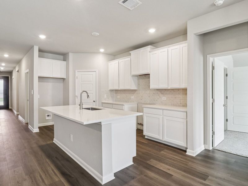 Furnished interior view inside a new home in Kallison Ranch, San Antonio (Image 12).
