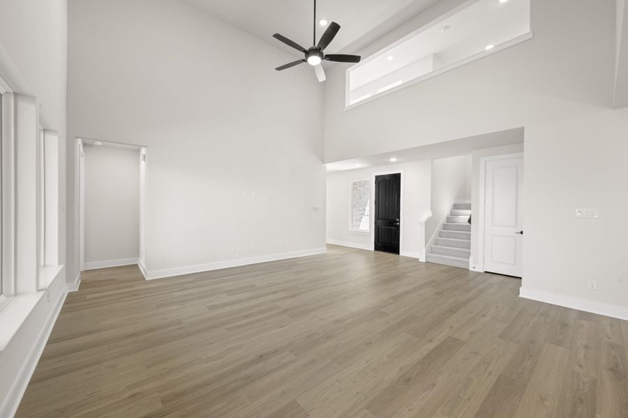 Spacious, unfurnished interior of a new home in Inspiration Collection at Bridgewater, Midlothian (Image 14).