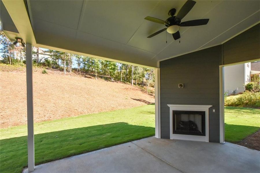 Exterior details and patio area of a home in , Cumming (Image 27). Exterior details and patio area of a home in , Cumming (Image 27).