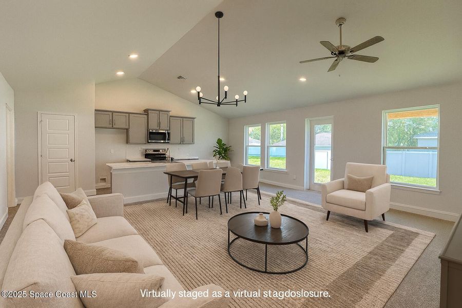 Furnished interior view inside a new home in Palm Bay, Palm Bay (Image 3).