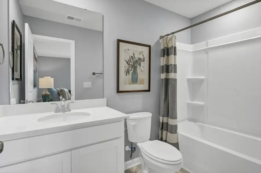 Furnished interior view inside a new home in Cameron Ridge, Columbia (Image 17).
