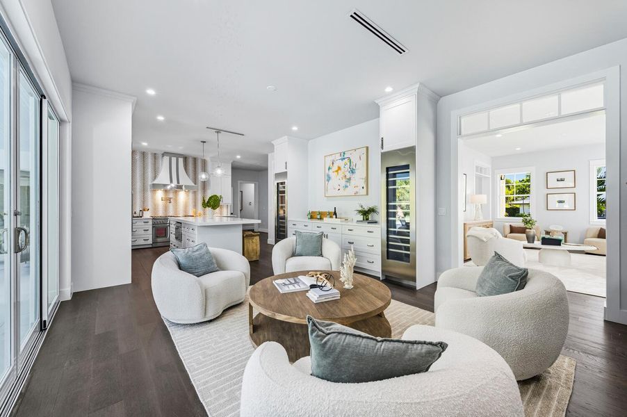 Furnished interior view inside a new home in , Palm Beach Gardens (Image 15).