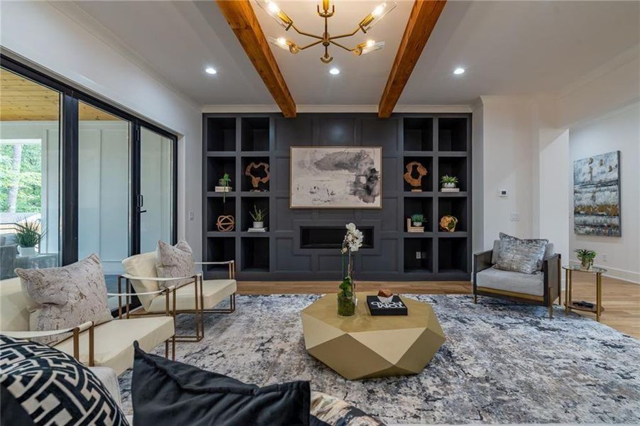 Furnished interior view inside a new home in , Brookhaven (Image 40).