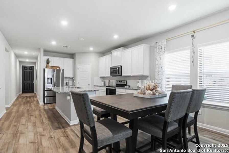 Furnished interior view inside a new home in Legendary Trails - Premier Series, Cibolo (Image 8). Furnished interior view inside a new home in Legendary Trails - Premier Series, Cibolo (Image 8).