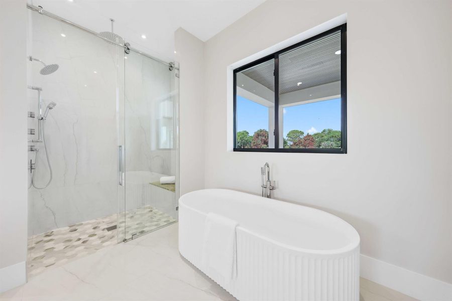 Furnished interior view inside a new home in , Boynton Beach (Image 12).