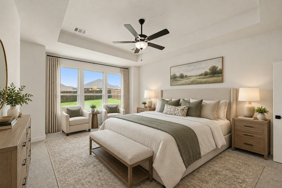 Furnished interior view inside a new home in Kentsdale Farms, DeSoto (Image 7).