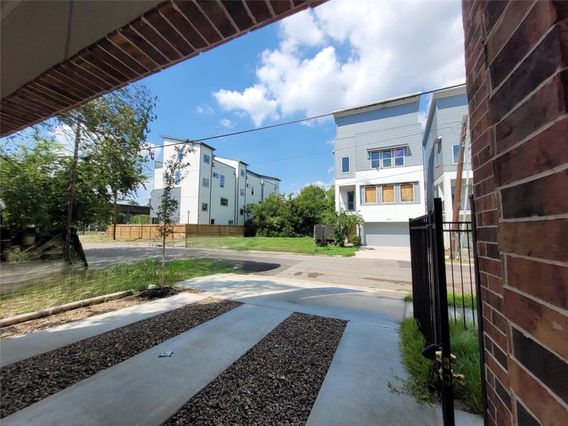 Front exterior of a new home in , Houston, TX, highlighting curb appeal (Image 23). Front exterior of a new home in , Houston, TX, highlighting curb appeal (Image 23).