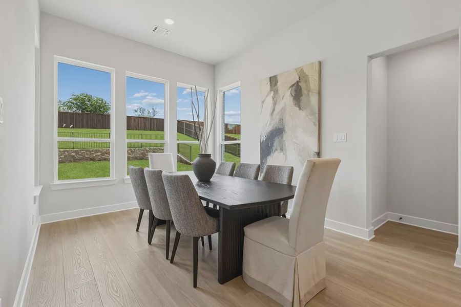 Furnished interior view inside a new home in The Vines, Haslet (Image 7).