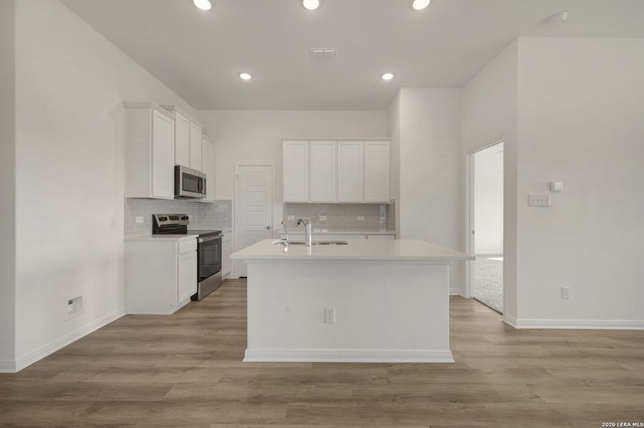Furnished interior view inside a new home in Meadows at Clear Springs, New Braunfels (Image 5).