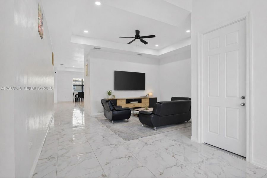 Furnished interior view inside a new home in , Lehigh Acres (Image 6).