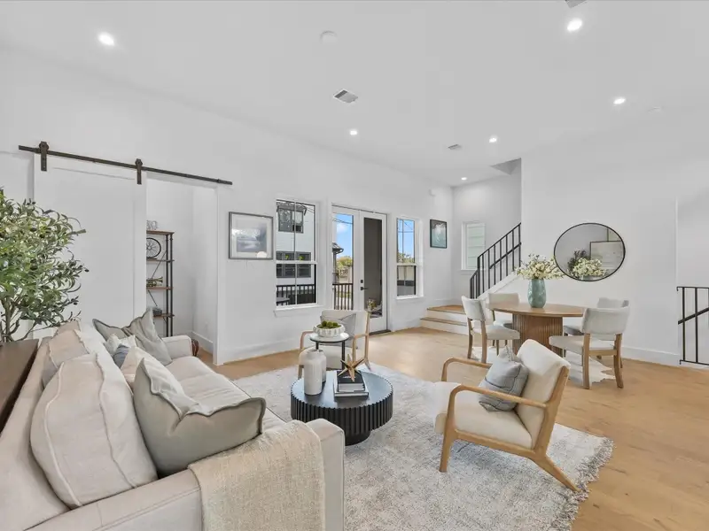 Furnished interior view inside a new home in , Houston (Image 17). Furnished interior view inside a new home in , Houston (Image 17).