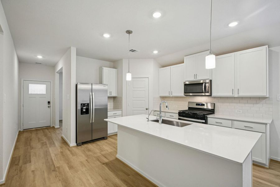 Photo is not of the actual home, but is an inspirational photo of builder’s model home and may depict options, furnishings, and/or decorator features that are not included