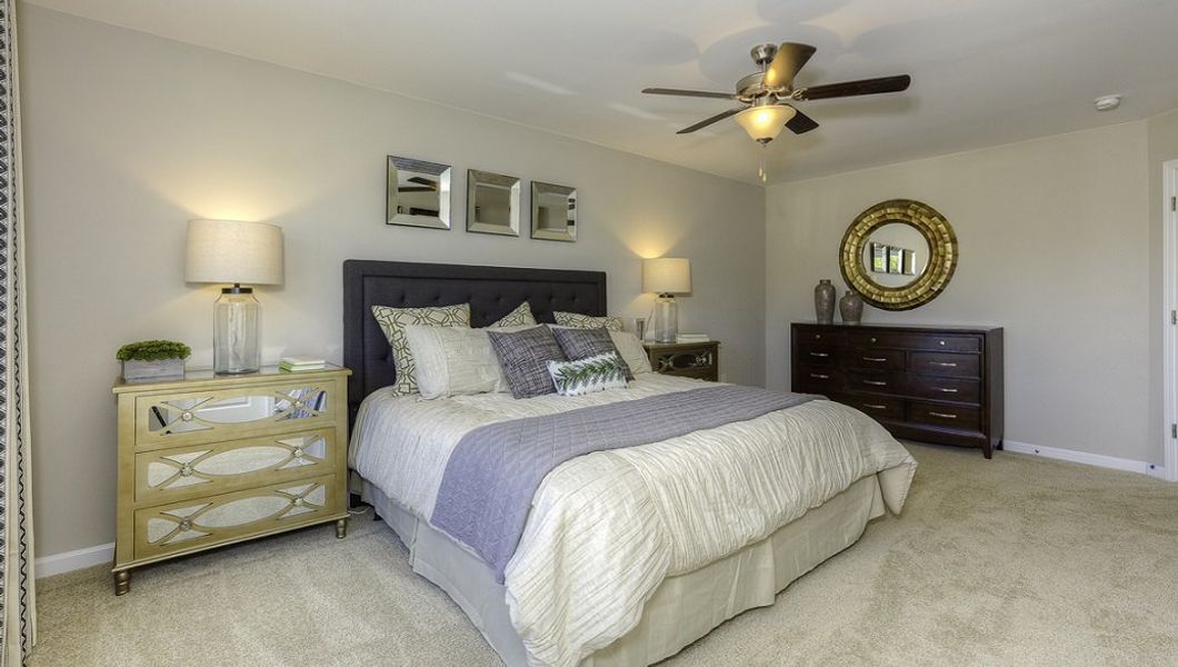 Representative furnished interior of a home built from the Carson by D.R. Horton in Townes at Tap Root Farms, Fletcher (Image 23).