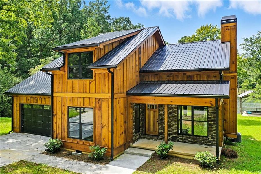 Exterior details and patio area of a home in , Talking Rock (Image 36).