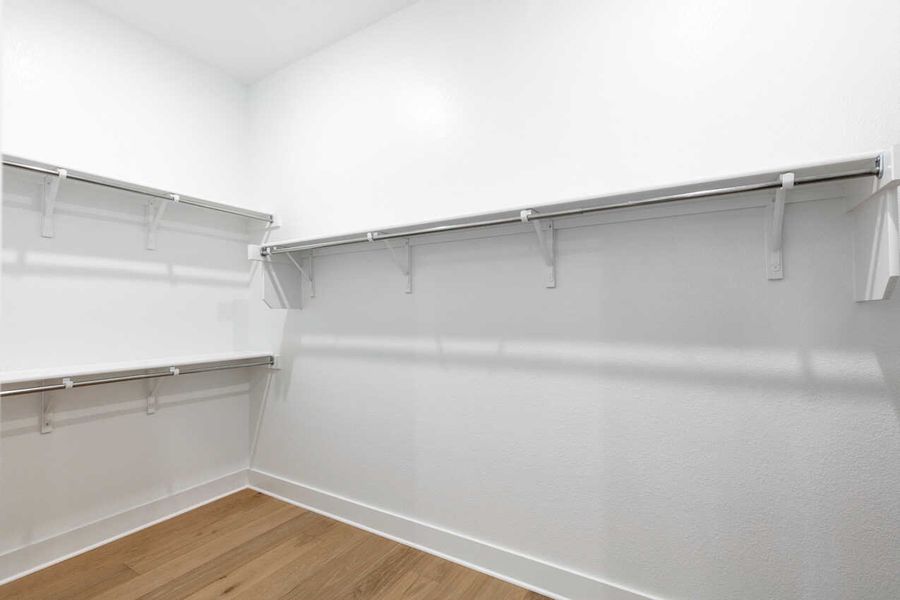 Representative Primary Closet - some options shown
