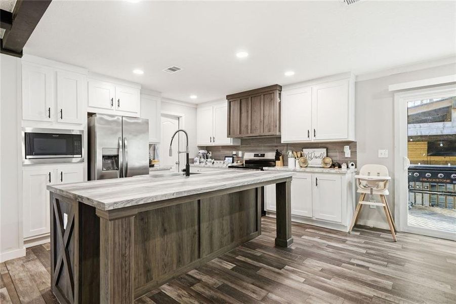 Furnished interior view inside a new home in , Talking Rock (Image 10).