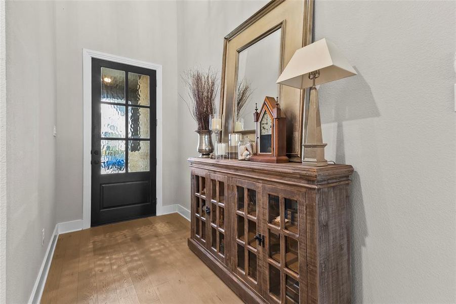 Furnished interior view inside a new home in Trinity Falls, McKinney (Image 4).