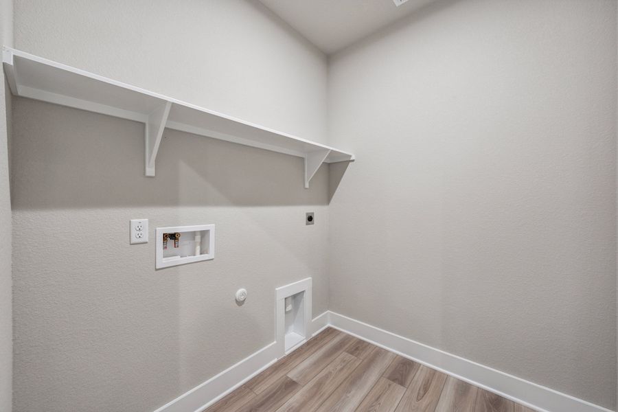 Representative unfurnished interior of a home built from the Blakely by Omega Builders in Hartrick Ranch, Temple (Image 13). Representative unfurnished interior of a home built from the Blakely by Omega Builders in Hartrick Ranch, Temple (Image 13).