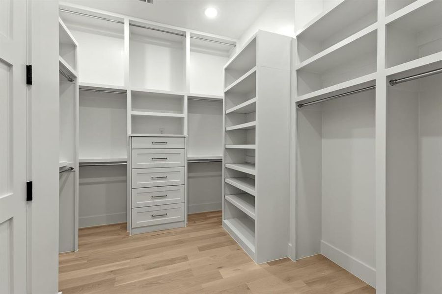 Custom his and hers closet Custom his and hers closet