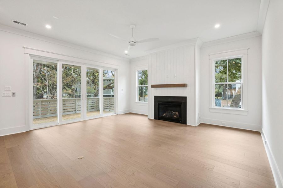 Spacious, unfurnished interior of a new home in , Awendaw (Image 30).