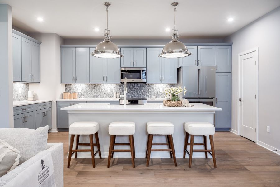 Representative furnished interior of a home built from the Linden by Fischer Homes in Twin Lakes, Hoschton (Image 8).