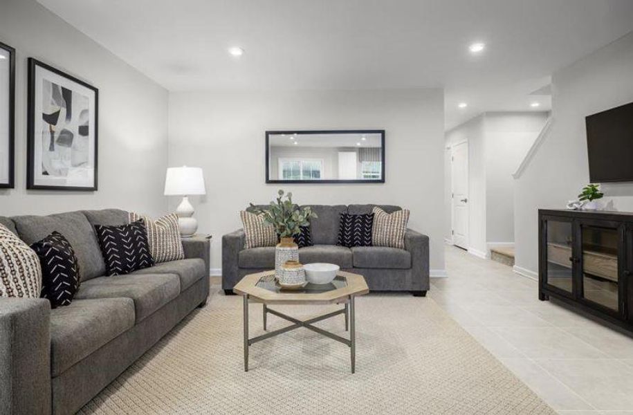 Furnished interior view inside a new home in Terra Lago Townhomes, Indiantown (Image 9).