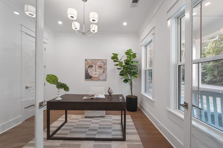 Furnished interior view inside a new home in , Hollywood (Image 12).