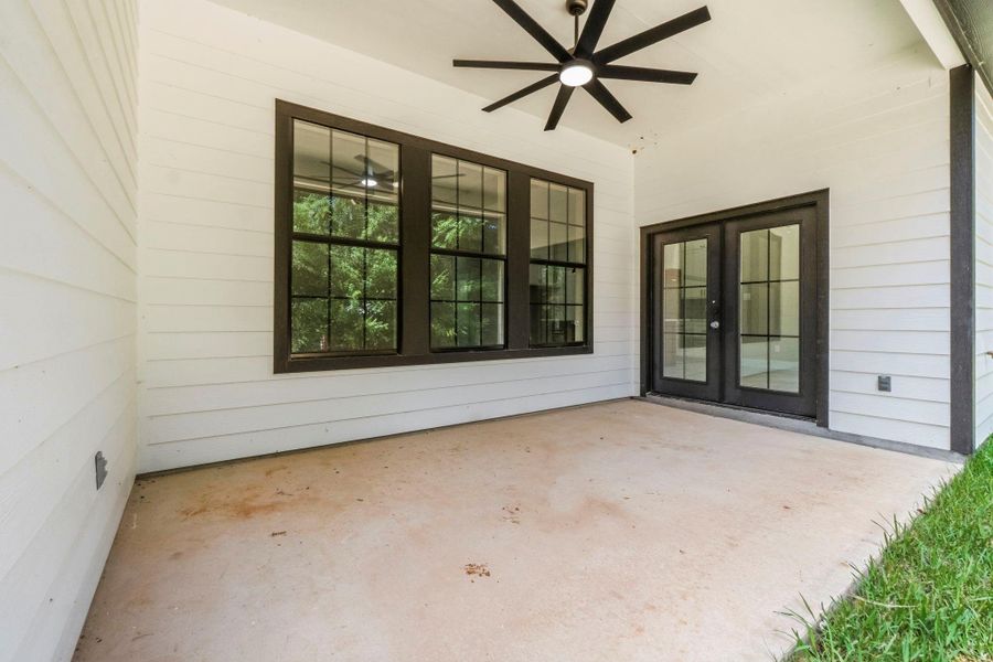 Exterior details and patio area of a home in , Livingston (Image 3). Exterior details and patio area of a home in , Livingston (Image 3).