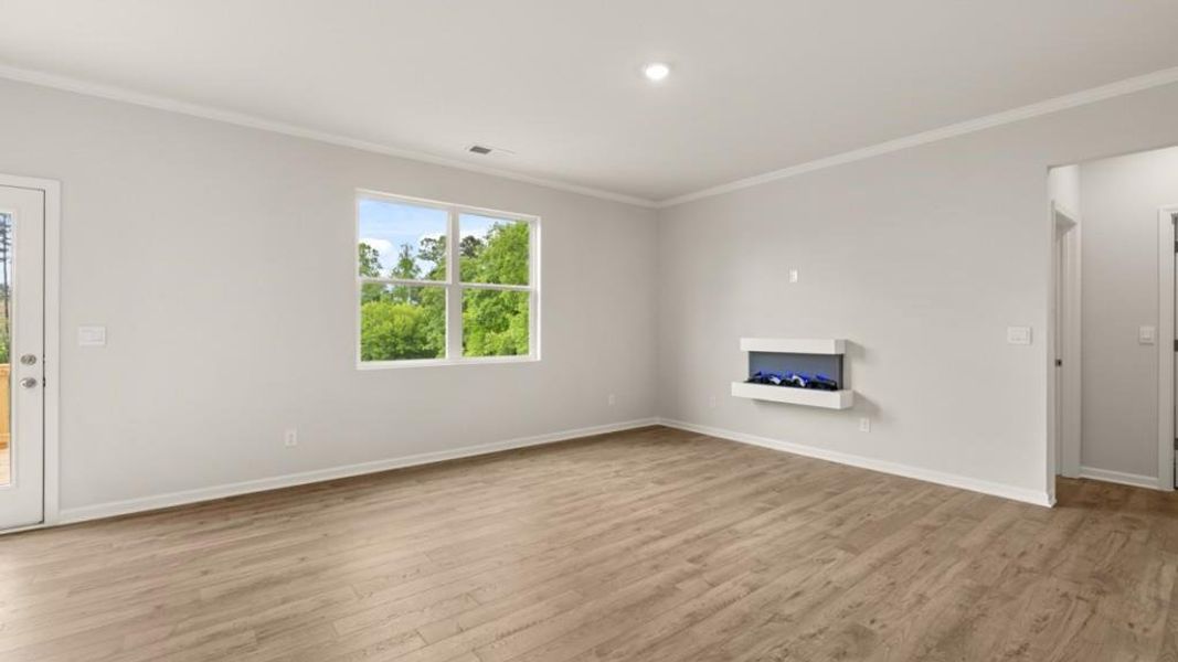 Spacious, unfurnished interior of a new home in Thompson Ridge, Dallas (Image 23). Spacious, unfurnished interior of a new home in Thompson Ridge, Dallas (Image 23).