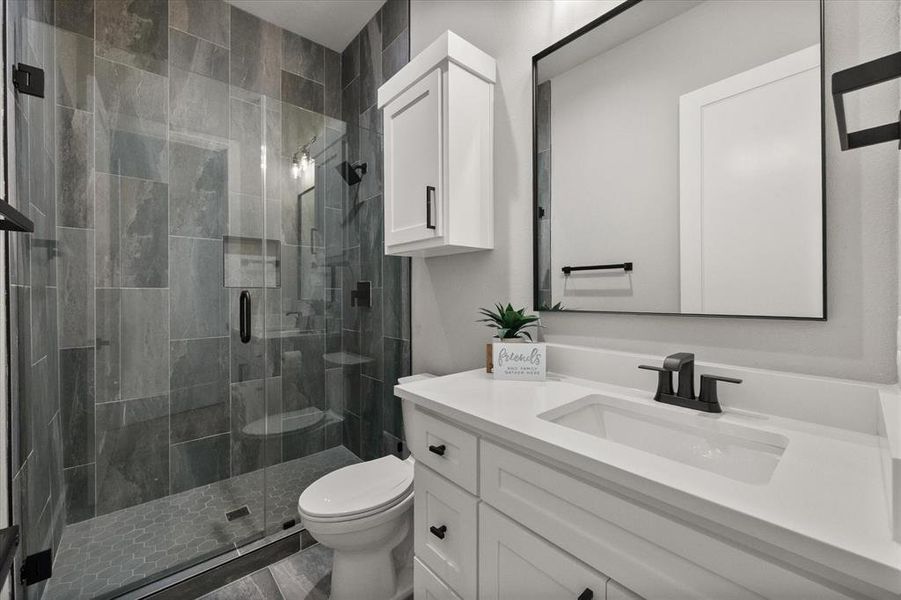 Full ensuite private bathroom with the guest room Full ensuite private bathroom with the guest room