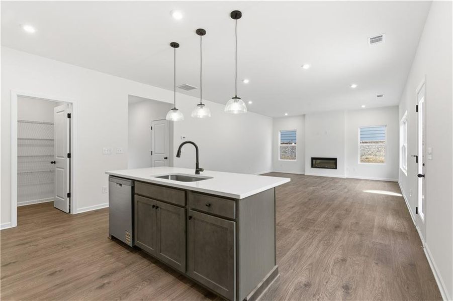 Furnished interior view inside a new home in Meadow Pines, Dallas (Image 9).