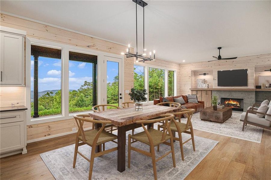 Furnished interior view inside a new home in , Clayton (Image 12).