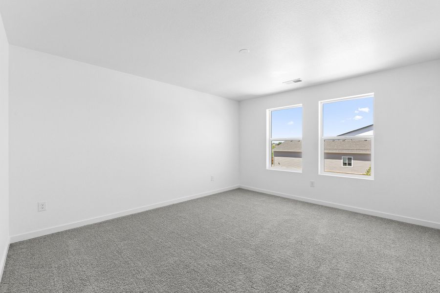 Representative unfurnished interior of a home built from the Bloom Series - Sunflower by Brightland Homes in Granary, Johnstown (Image 23). Representative unfurnished interior of a home built from the Bloom Series - Sunflower by Brightland Homes in Granary, Johnstown (Image 23).