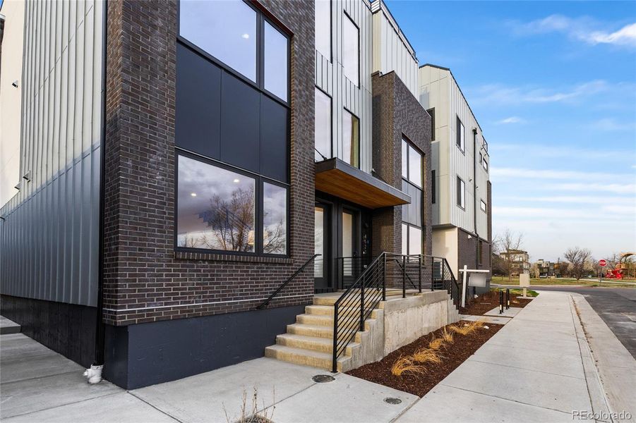 Exterior details and patio area of a home in , Denver (Image 24).