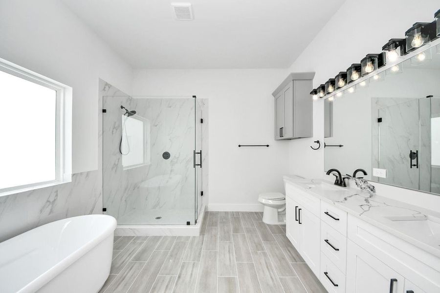 Furnished interior view inside a new home in , Houston (Image 10).