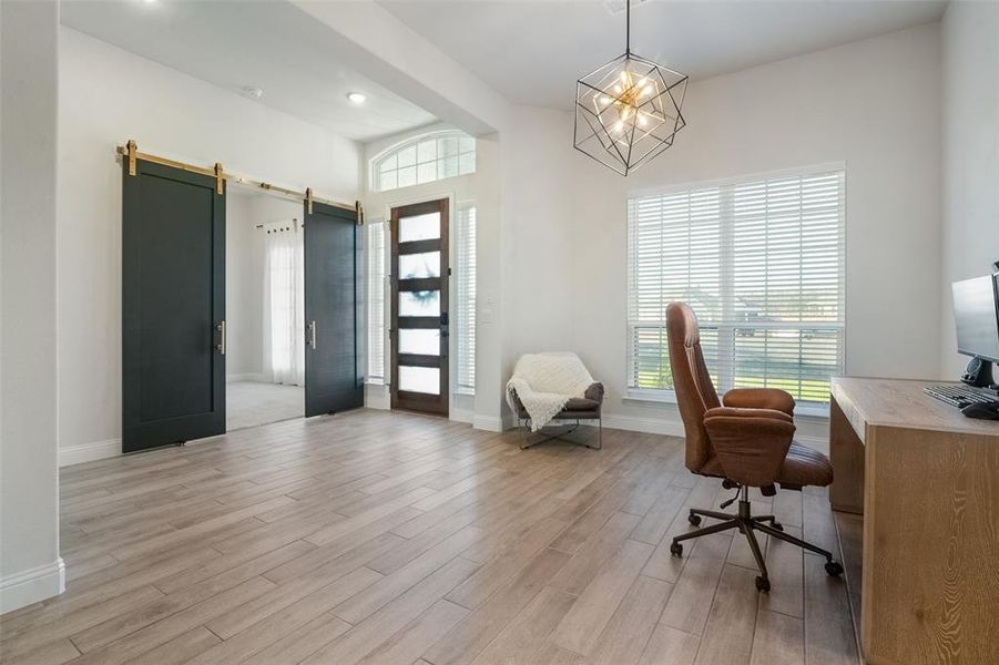 Furnished interior view inside a new home in , Van Alstyne (Image 5).