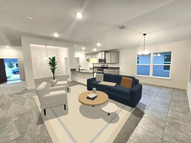 Furnished interior view inside a new home in Harmony Central, Harmony (Image 3).