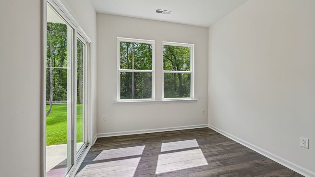 Representative unfurnished interior of a home built from the Aberdeen by D.R. Horton in The Villas at Laurel Oaks, Sanford (Image 26). Representative unfurnished interior of a home built from the Aberdeen by D.R. Horton in The Villas at Laurel Oaks, Sanford (Image 26).