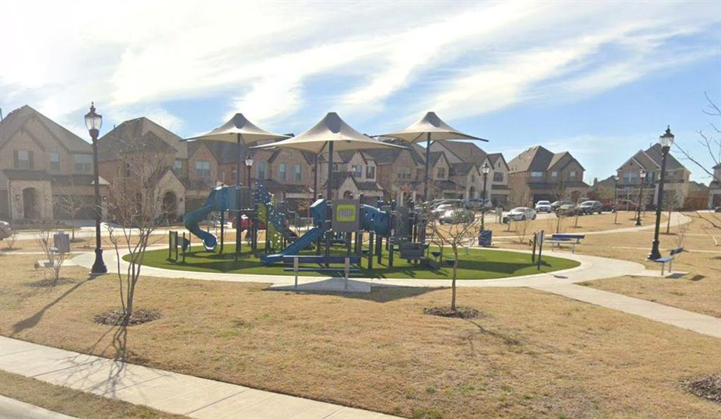 Kids playground just a few steps away inside the community