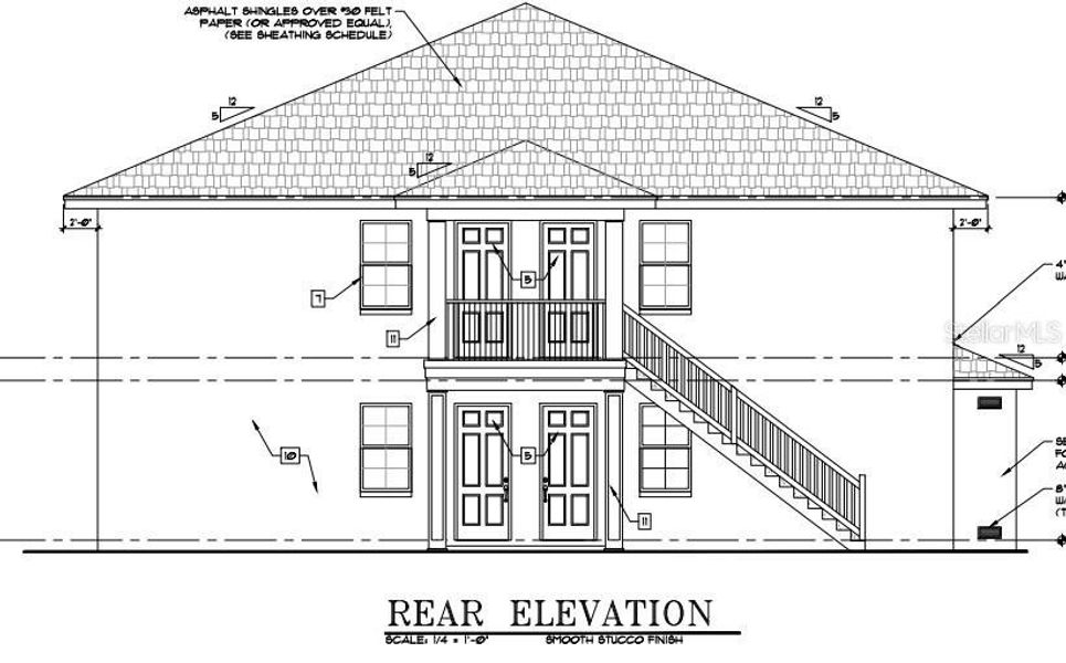 Exterior rendering of this home design in , Reunion, FL (Image 4).