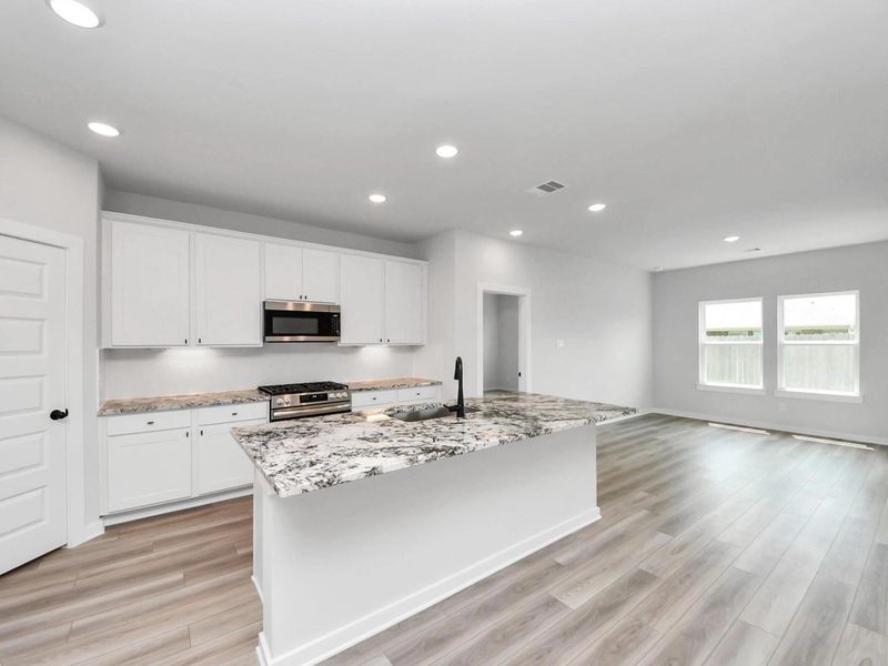 Furnished interior view inside a new home in River Ranch Meadows, Dayton (Image 9).