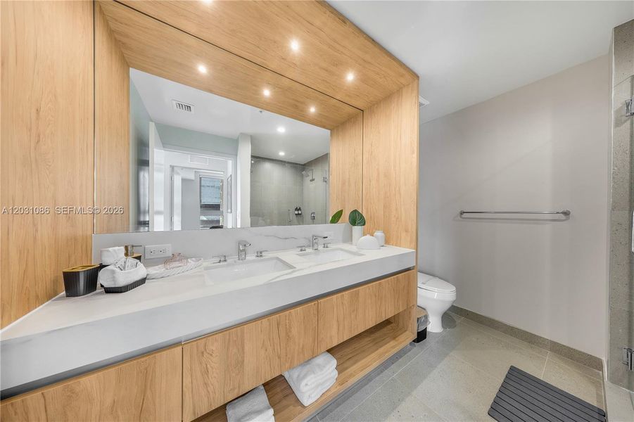 Furnished interior view inside a new home in , Miami (Image 19).