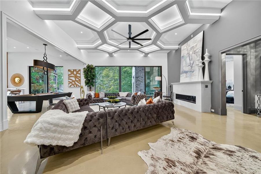 Furnished interior view inside a new home in , Atlanta (Image 11).