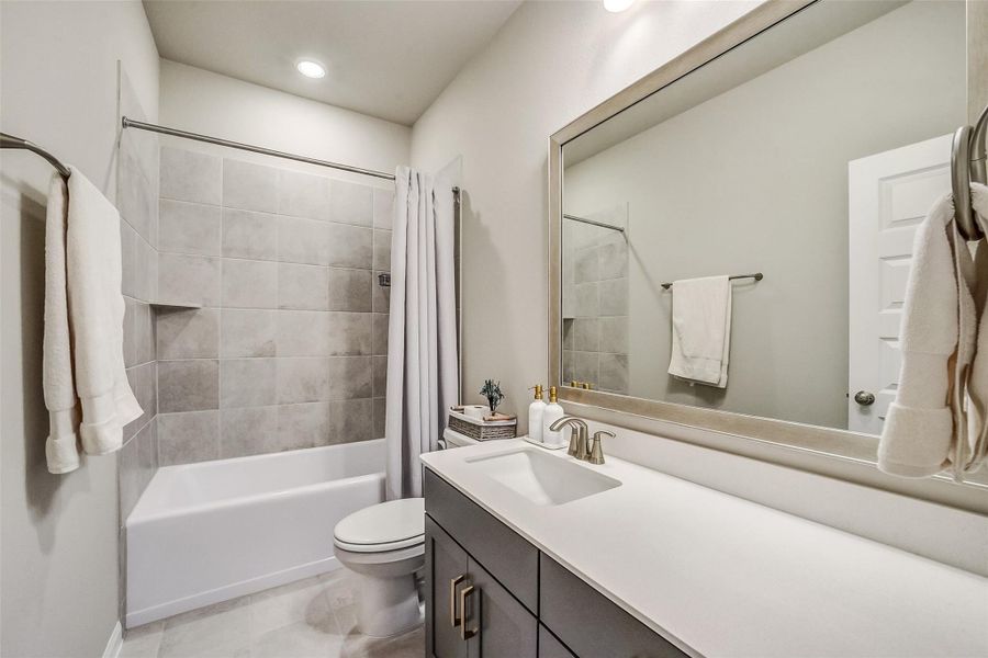 Furnished interior view inside a new home in , Houston (Image 17).